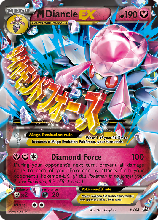 M Diancie EX XY44 XY Black Star Promos - Promo Holo Pokemon Card