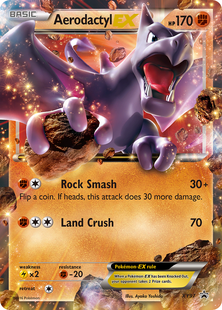 Aerodactyl EX XY97 XY Black Star Promos - Promo Holo Pokemon Card