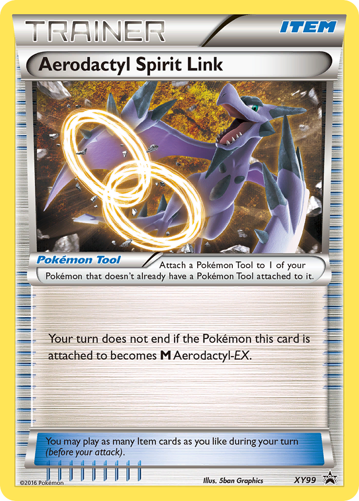 Aerodactyl Spirit Link XY99 XY Black Star Promos - Promo Holo Pokemon Card