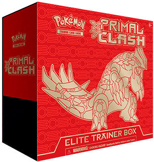 XY Primal Clash Elite Trainer Box Groudon