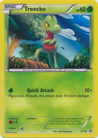 Treecko XY36 XY Black Star Promos - Promo Holo Pokemon Card