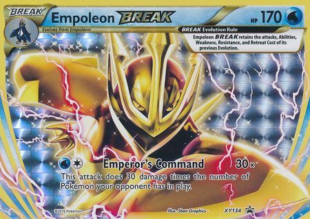 Empoleon BREAK XY134 XY Black Star Promos - Promo Holo Pokemon Card