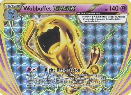 Wobbuffet BREAK XY155 XY Black Star Promos - Promo Holo Pokemon Card