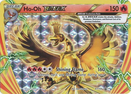 Ho-Oh BREAK XY154 XY Black Star Promos - Promo Holo Pokemon Card