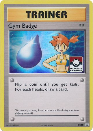 Gym Badge (Misty) XY204 XY Black Star Promos - Promo Holo Pokemon Card