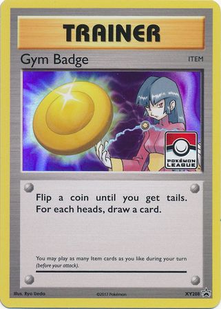 Gym Badge (Sabrina) XY208 XY Black Star Promos - Promo Holo Pokemon Card