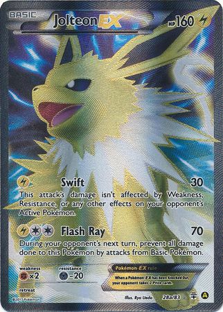 Jolteon EX 28a/83 Generations - Promo Holo Pokemon Card