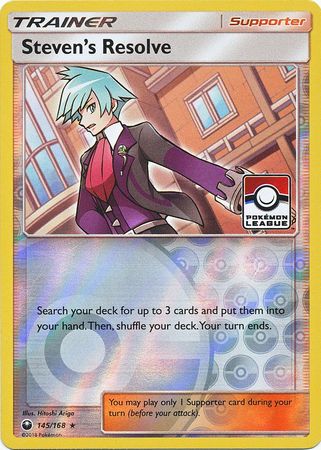 Steven's Resolve 145/168 Celestial Storm - Promo Reverse Holo Pokemon Card