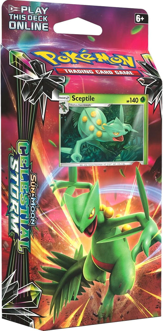 Leaf Charge Sceptile Theme Deck Celestial Storm