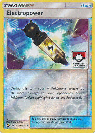 Electropower 172a/214 Lost Thunder - Promo Reverse Holo Pokemon Card