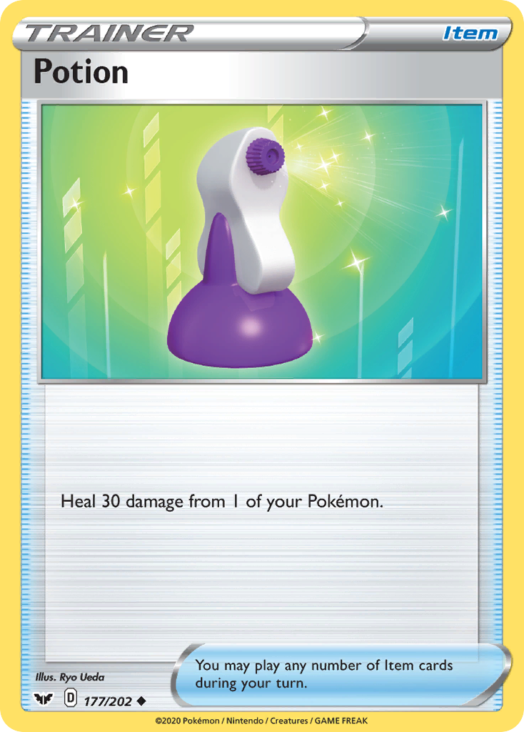 Potion 177/202 Sword & Shield - Uncommon Non-Holo Pokemon Card