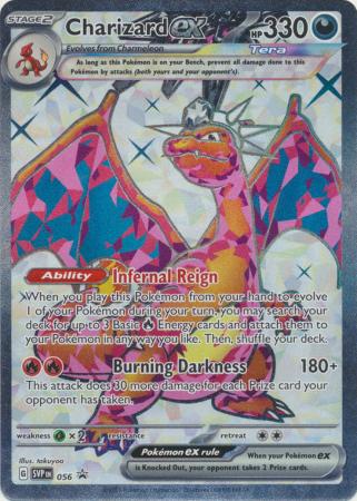 Charizard ex SVP056 Scarlet & Violet Black Star Promos - Promo Holo Pokemon Card