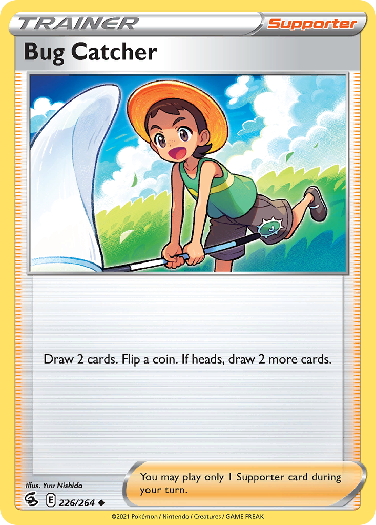 Bug Catcher 226/264 Fusion Strike - Uncommon Non-Holo Pokemon Card