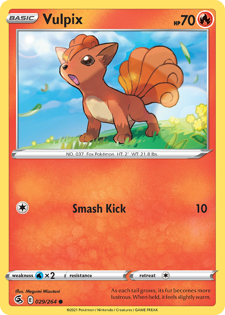 Vulpix 029/264 Fusion Strike - Common Non-Holo Pokemon Card