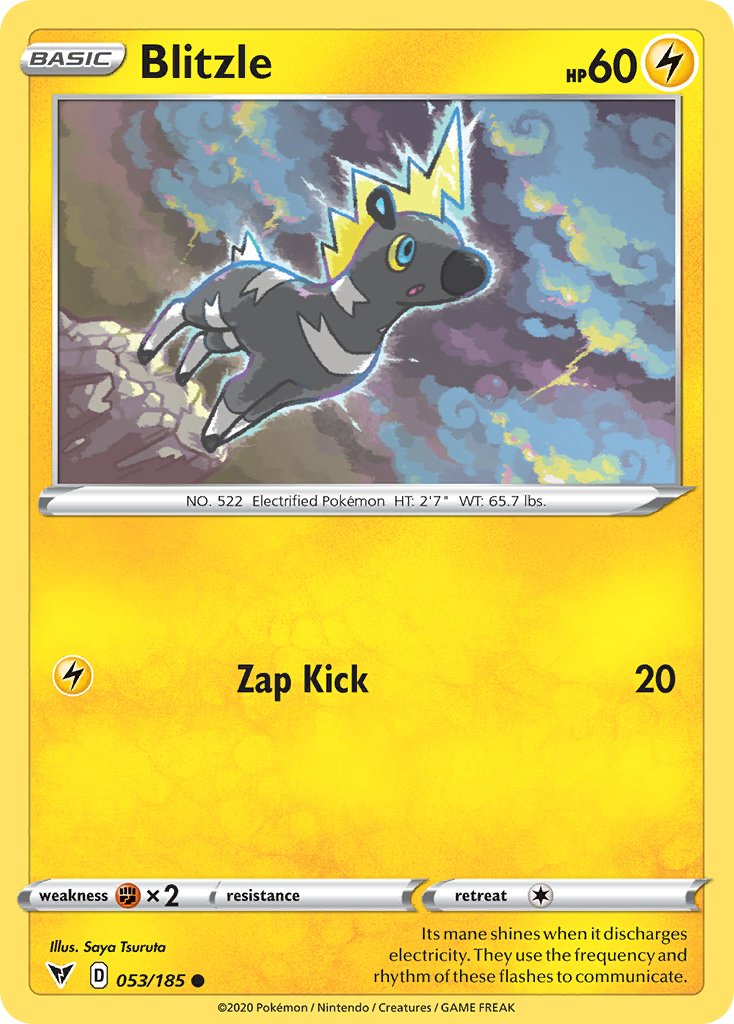 Blitzle  053/185 Vivid Voltage - Common Non-Holo Pokemon Card