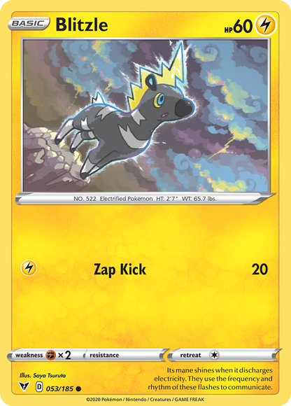 Blitzle  053/185 Vivid Voltage - Common Non-Holo Pokemon Card