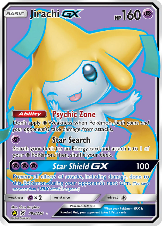 Jirachi GX - Pokemon Live Online Code