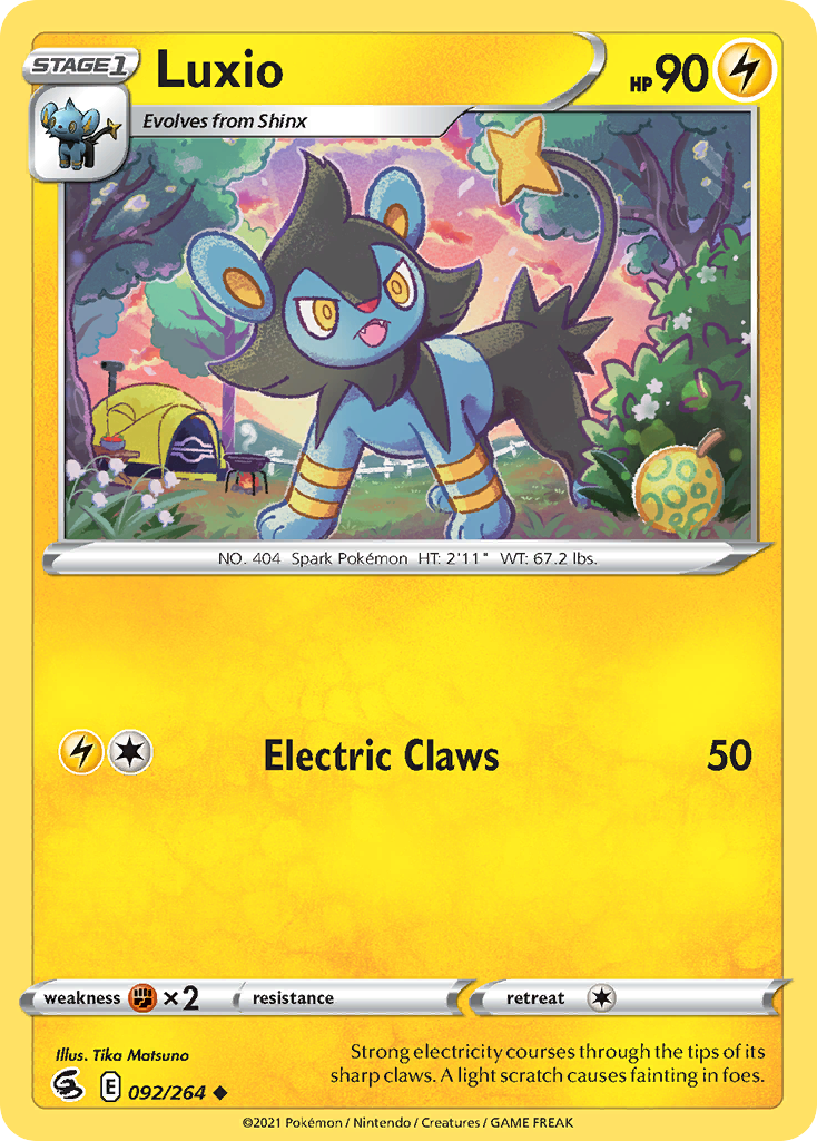 Luxio 092/264 Fusion Strike - Uncommon Non-Holo Pokemon Card