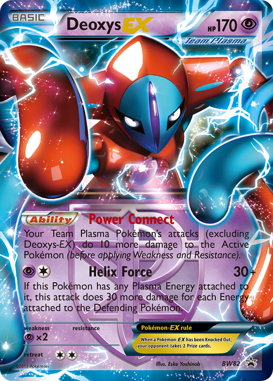 Deoxys EX BW82 BW Black Star Promos - Promo Holo Pokemon Card