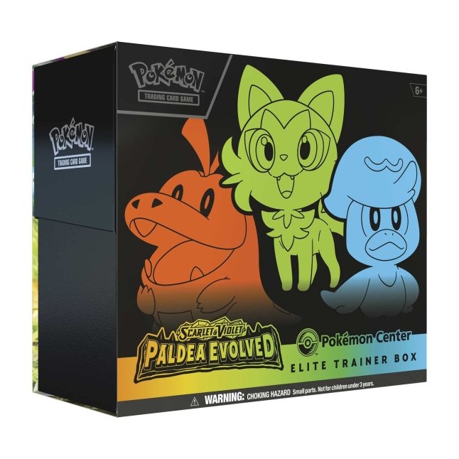 Scarlet Violetpaldea Evolved Pokmon Center Elite Trainer Box