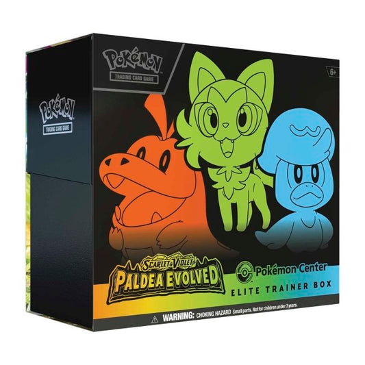 Scarlet Violetpaldea Evolved Pokmon Center Elite Trainer Box