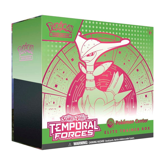 Temporal Forces Pokemon Center Elite Trainer Box Iron Leaves