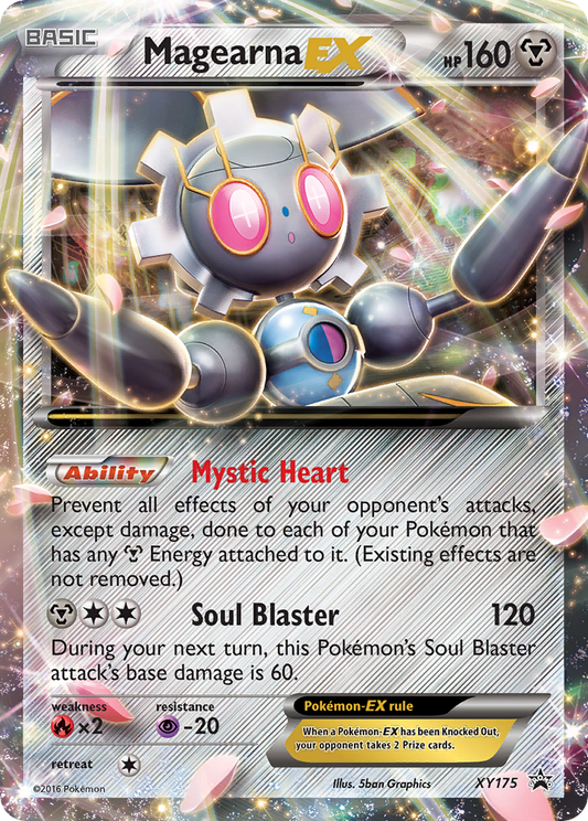 Magearna EX XY175 XY Black Star Promos - Promo Holo Pokemon Card