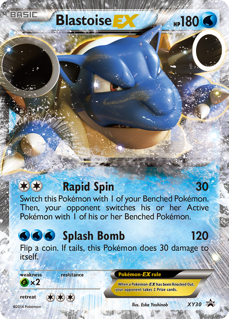 Blastoise EX XY30 XY Black Star Promos - Promo Holo Pokemon Card