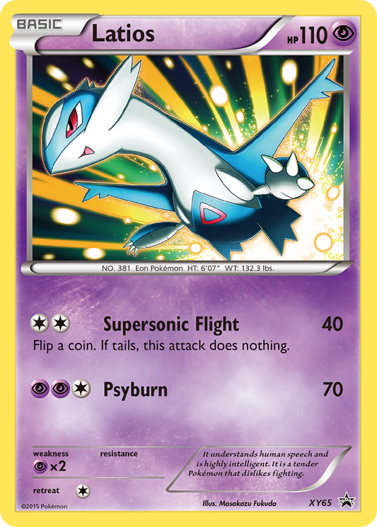 Latios XY65 XY Black Star Promos - Promo Holo Pokemon Card