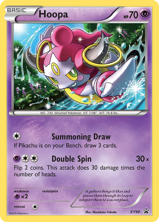 Hoopa XY90 XY Black Star Promos - Promo Holo Pokemon Card